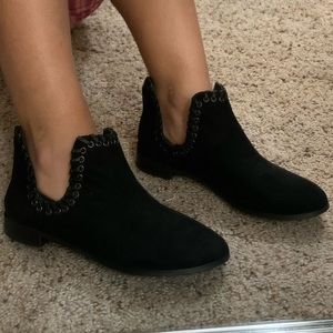 ASOS 6.5 lace detail booties
